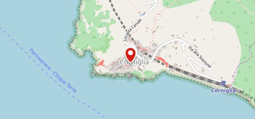 Andrea's Corniglia sulla mappa