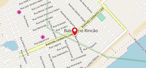 Anselmo Lanches Balneário Rincão no mapa