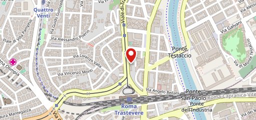 antica caffetteria trastevere sulla mappa