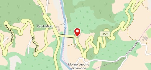 Antica Osteria Ponte Samone sulla mappa