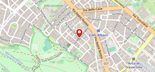 Antica Pizza Romana sulla mappa