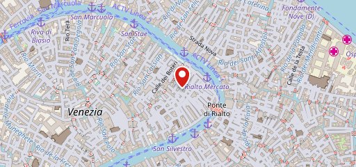 Trattoria antica torre sulla mappa