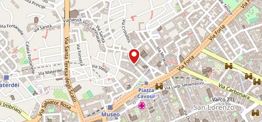 Ristorante pizzeria antico Borgo Ai vergini pizzeria napoli centro storico rione sanita’ sulla mappa