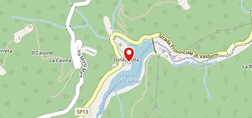 Antico Borgo di Isola Santa sulla mappa