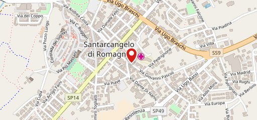 Antico Forno Pasticceria Urbinati di Santarcangelo sulla mappa