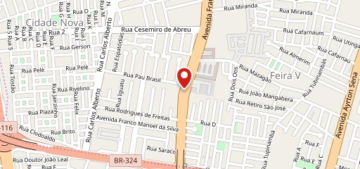 Aquilas Burger - Cidade Nova FSA/BA no mapa