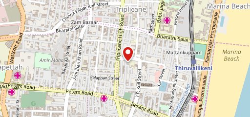 Aradhana veg restaurant on map