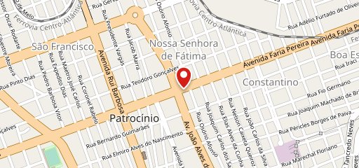 Araújo 24h Patrocínio no mapa