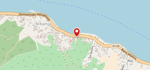 Arbanija Beach Bar & Annuity center ŠKRAPA sulla mappa