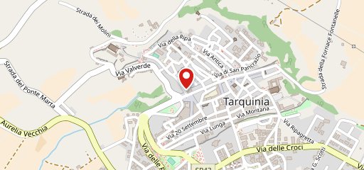 Arcadia Tarquinia sur la carte