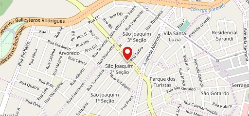 Arcanjos Burger no mapa