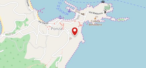 Ristorante Arcobaleno Ponza sulla mappa