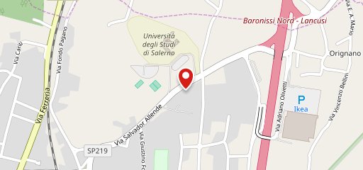 Area Di Servizio sur la carte