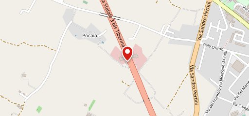 Area di Servizio Città di Piero della Francesca sulla mappa