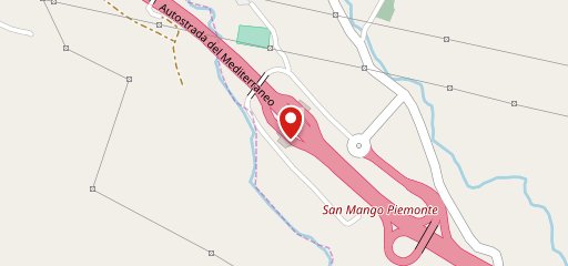 Area di Servizio Salerno Ovest sulla mappa