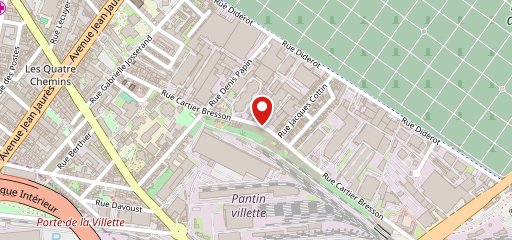 Arkose Pantin sur la carte