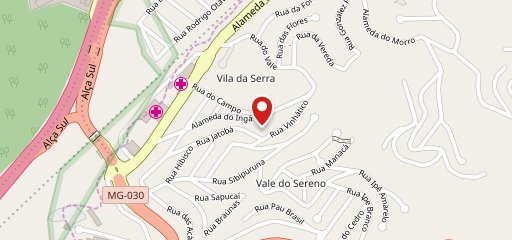 Armazém Sereno no mapa