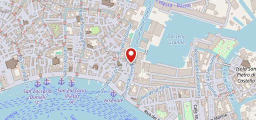 Arsenale Bar sulla mappa