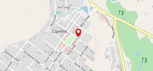 Artist's Cafe Clarens sur la carte