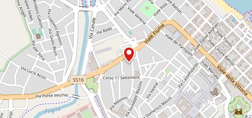 Ristorante Cinese Asia sulla mappa