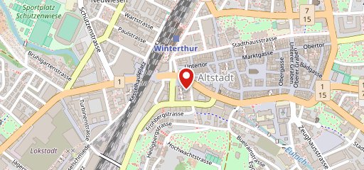 ASIAWAY RESTAURANT WINTERTHUR sur la carte