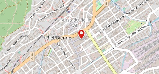 Äss-Bar - Biel/Bienne sur la carte