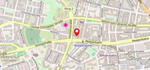 Astra St. Pauli Brauerei sur la carte