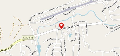 Ateliê da Gula Monte Verde no mapa