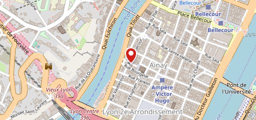 Atelier d'Ainay sur la carte