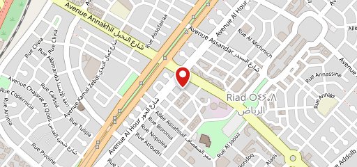 Atlas Chicken Hay Riad sur la carte