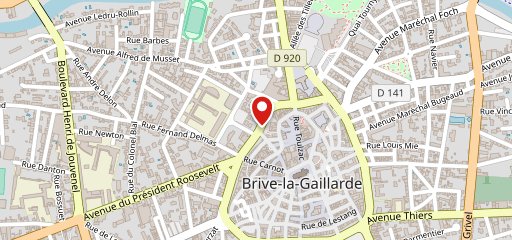 Au Bureau Brive sur la carte