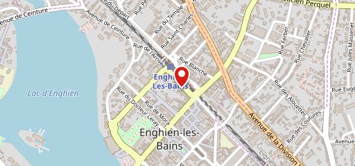 Au Bureau Enghien-les-Bains sur la carte