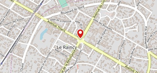 Au Bureau Le Raincy sur la carte