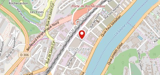 Au Bureau Lyon Vaise sur la carte