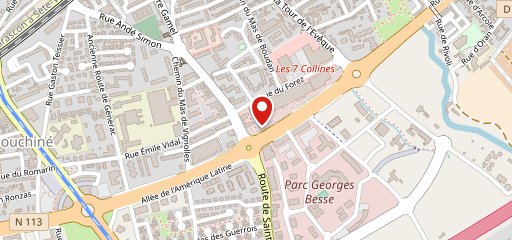 Au Bureau Nîmes sur la carte