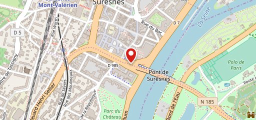 Au Bureau Suresnes sur la carte