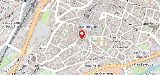 Au Bureau Poitiers sur la carte