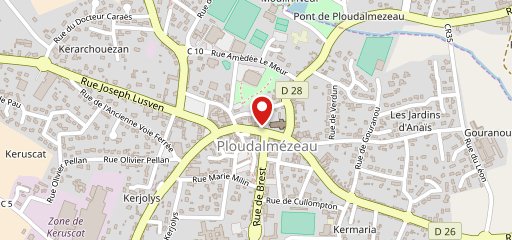 Le Fournil De Ploudal sur la carte