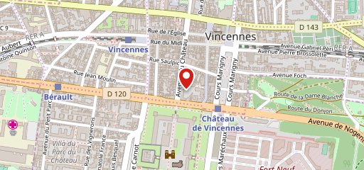 FRED - Artisan Boulanger - Vincennes sur la carte