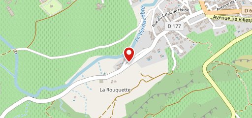 Au Moulin du Martinet sur la carte