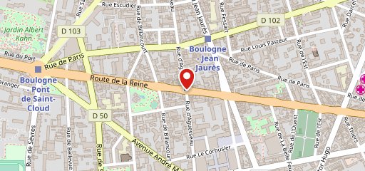 Pétrin de la Reine - Artisan Boulanger à Boulogne Billancourt sur la carte