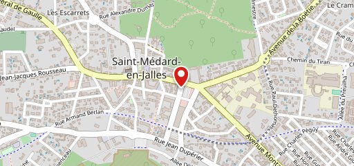 Maison Auzène St Médard en Jalles sur la carte