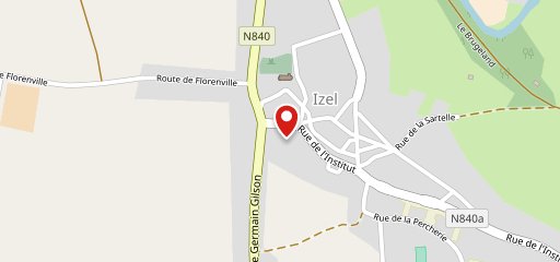 Au Pin D'izel sur la carte