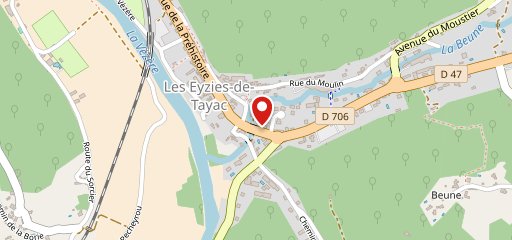 Au Vieux Moulin Les Eyzies de Tayac sur la carte