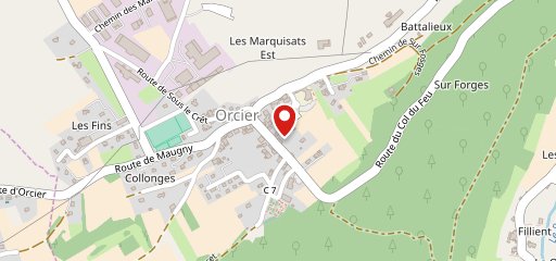 Au Vieux Pecher sur la carte