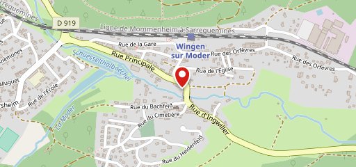 Au Wingenerhof Wingen sur Moder sur la carte