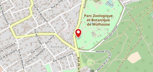 Auberge du Zoo sur la carte