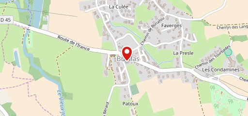 Auberge Bressane de Buellas sur la carte