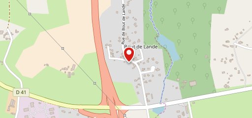 Auberge de Bout de Lande sur la carte