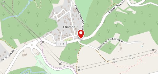 Auberge De Charade sur la carte